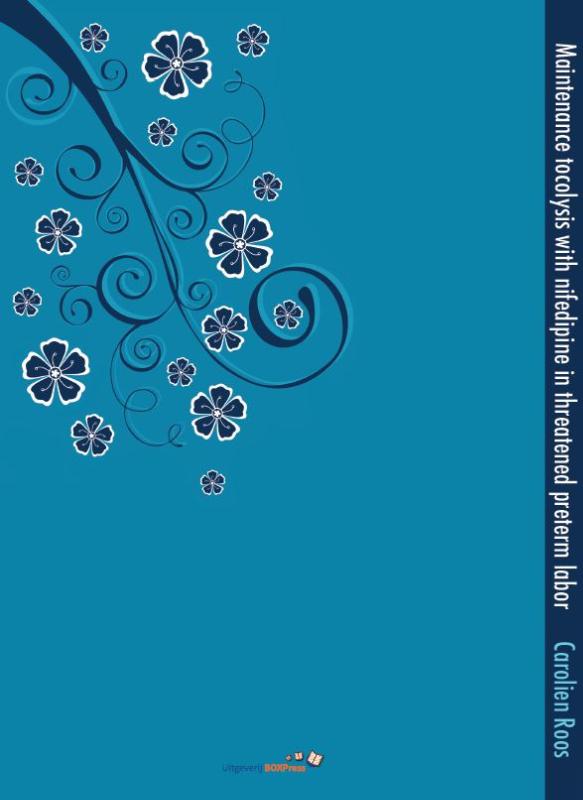 Achterkant van Maintenance tocolysis with nifedipine in threatened preterm labor