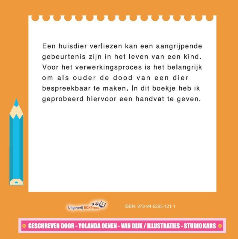 Achterkant van Slaap maar zacht lief klein konijntje