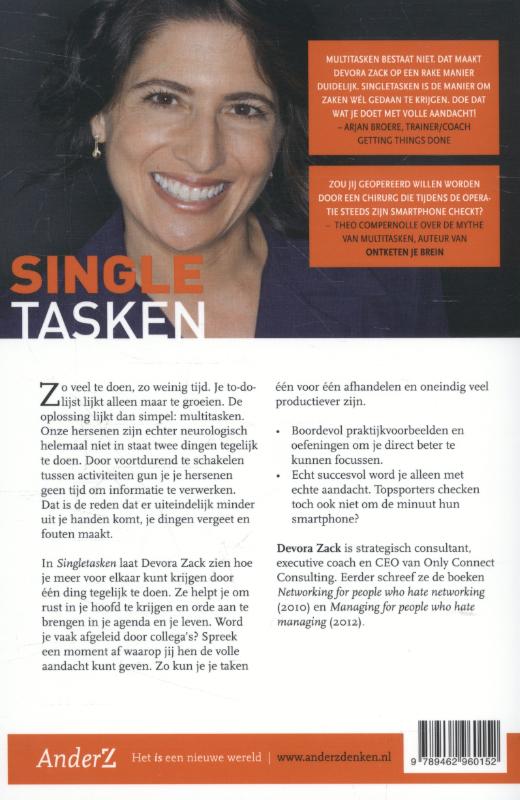 Achterkant van Singletasken
