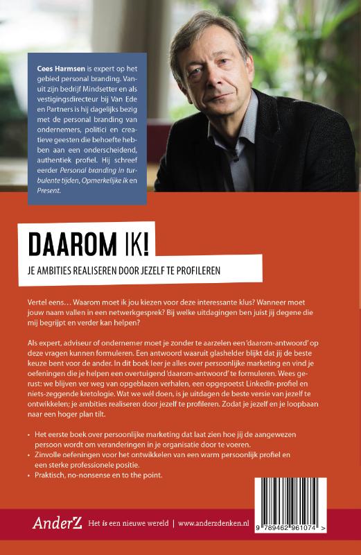 Achterkant van Daarom IK!