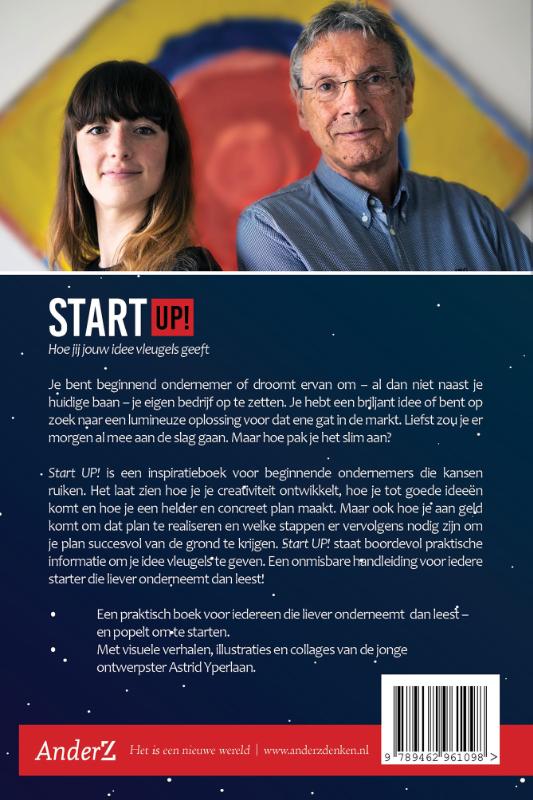 Achterkant van Start Up!