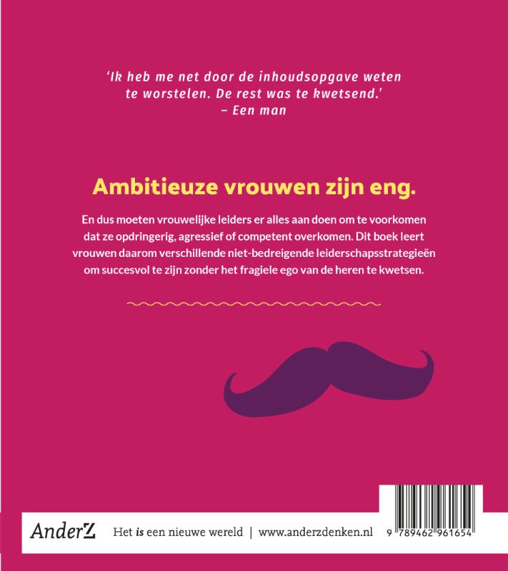 Achterkant van Succesvol zijn zonder het ego van de heren te kwetsen