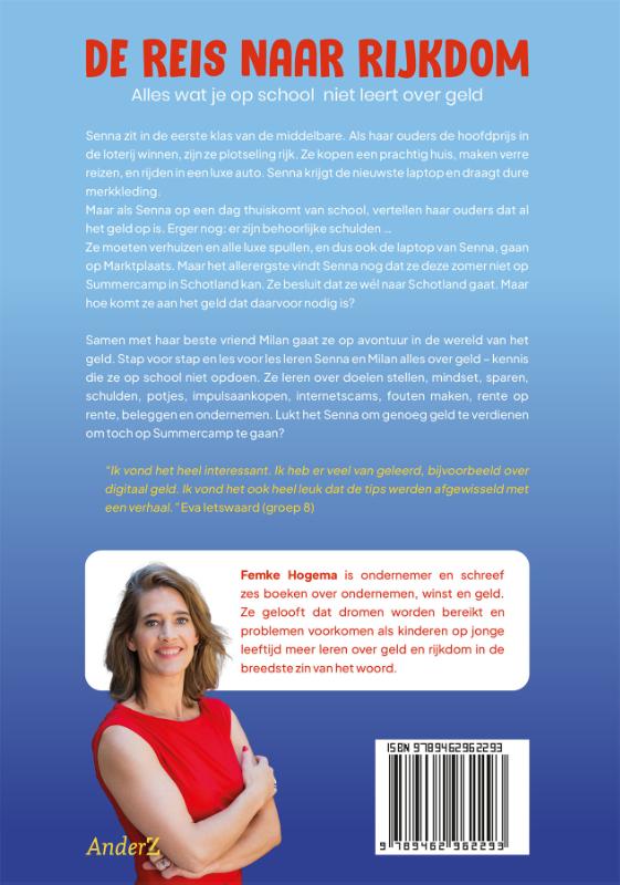 Achterkant van De reis naar rijkdom