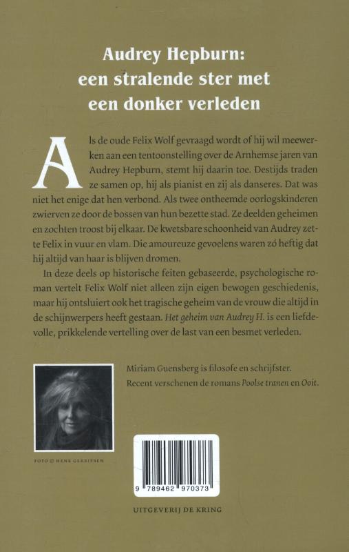 Achterkant van Het geheim van Audrey H.