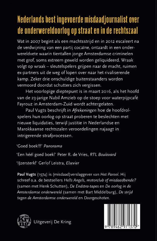 Achterkant van Afrekeningen