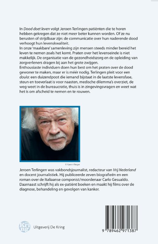 Achterkant van Dood doet leven