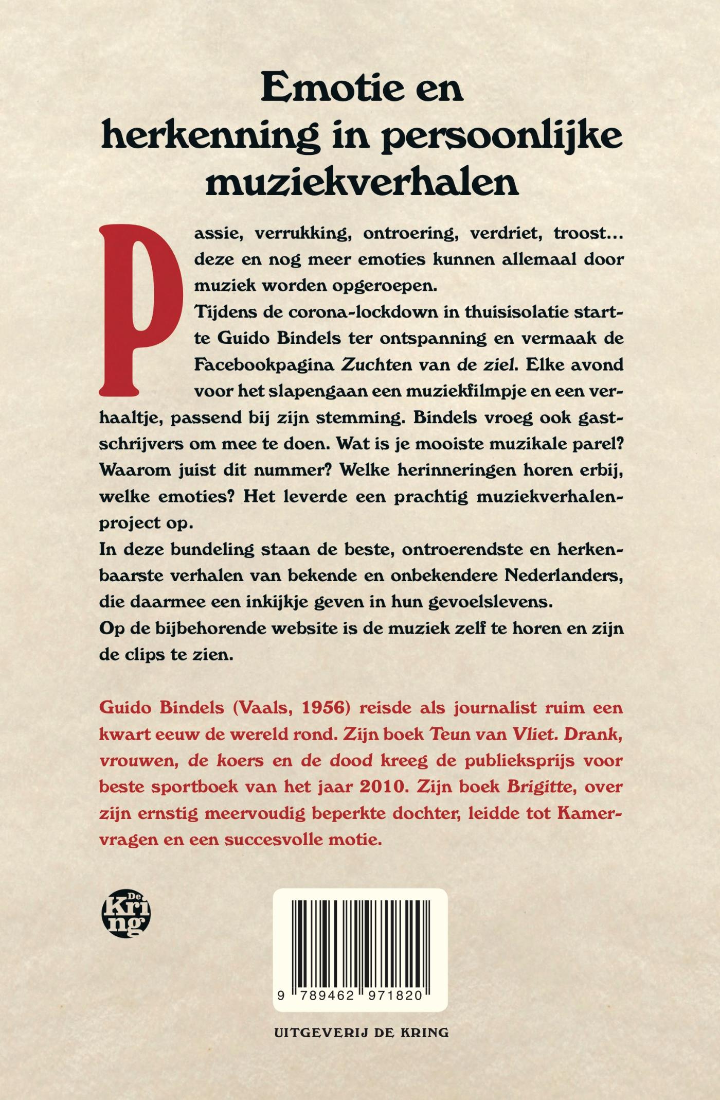 Achterkant van Zuchten van de ziel