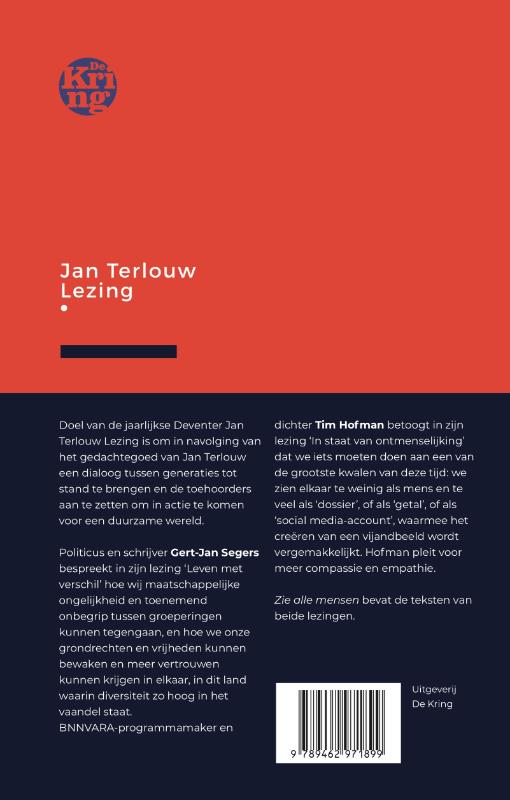 Achterkant van Zie alle mensen