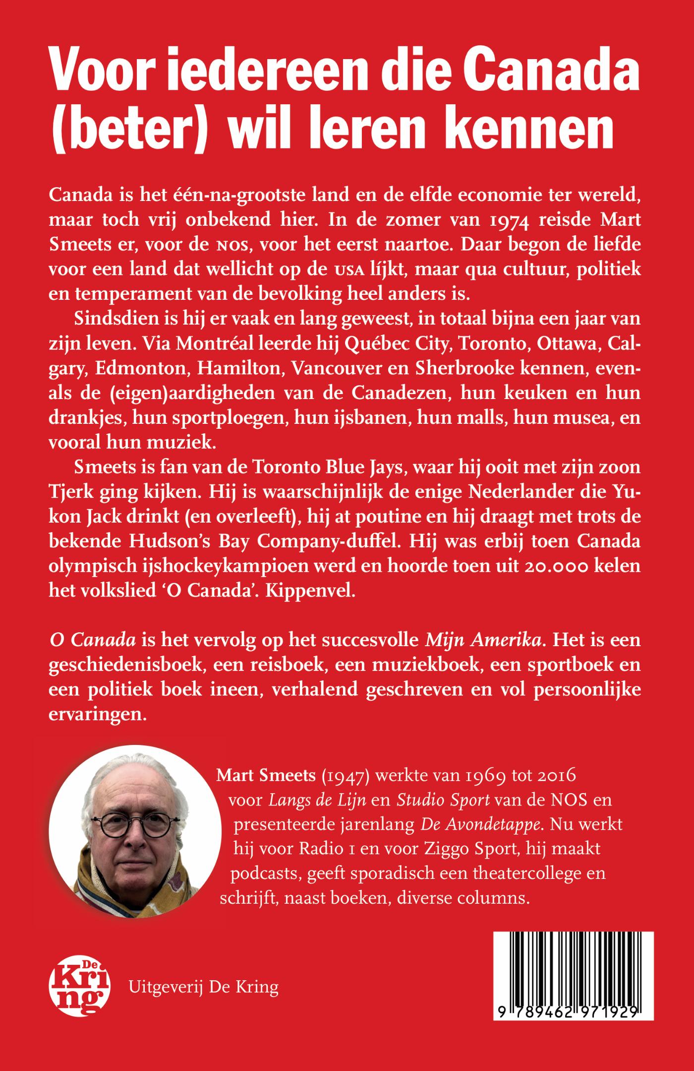 Achterkant van O Canada