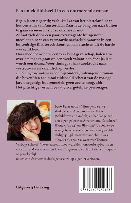 Achterkant van Buiten zijn de wolven