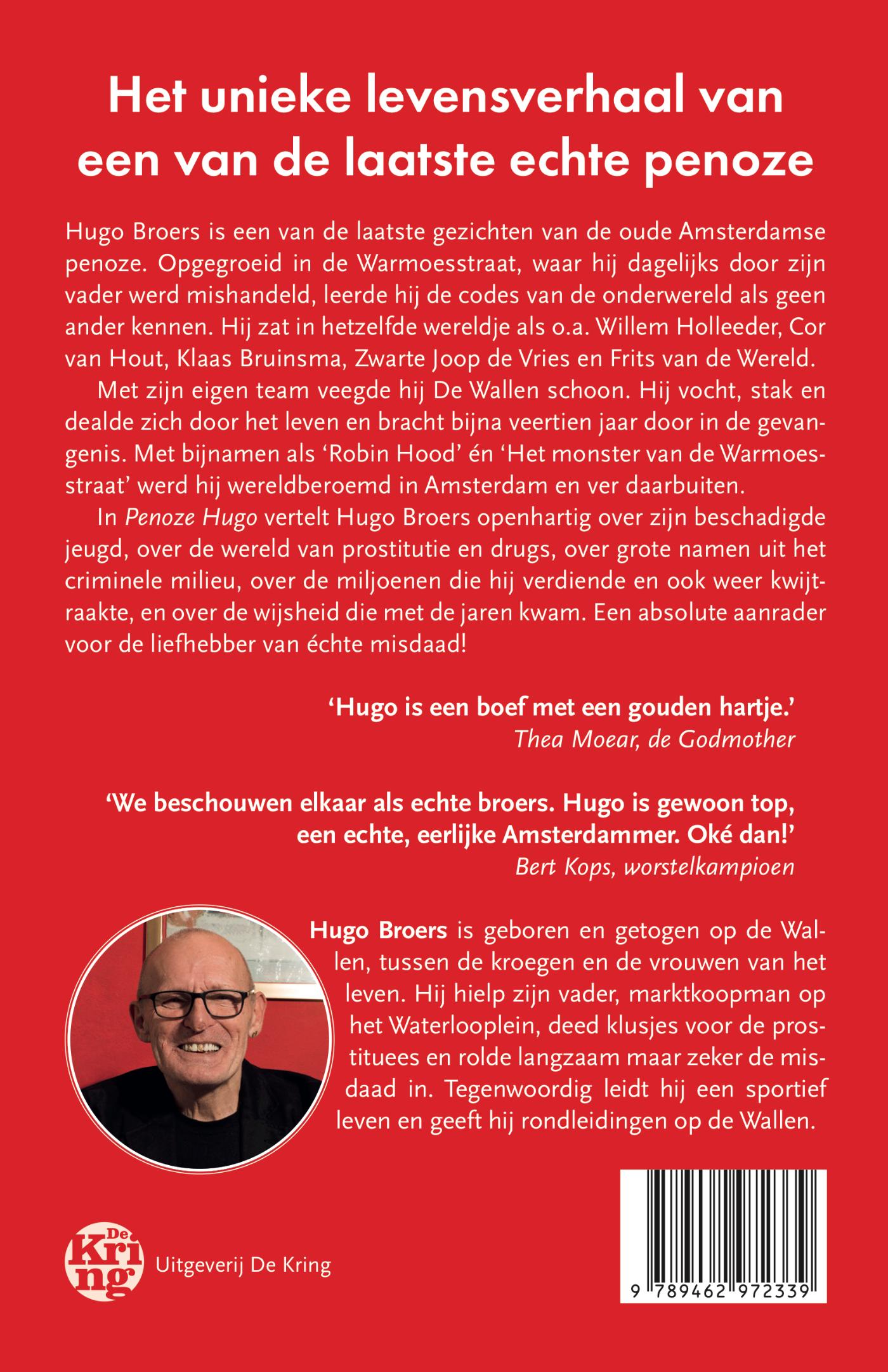 Achterkant van Penoze Hugo