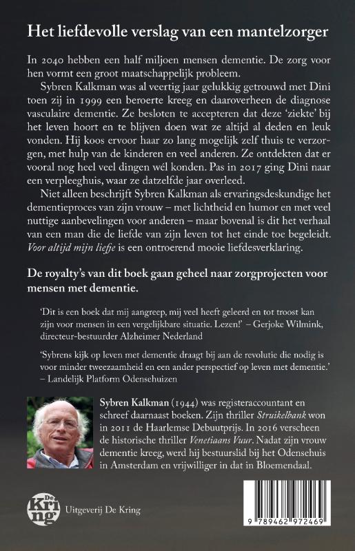 Achterkant van Voor altijd mijn liefje