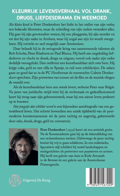 Achterkant van Het jongetje dat schilder werd