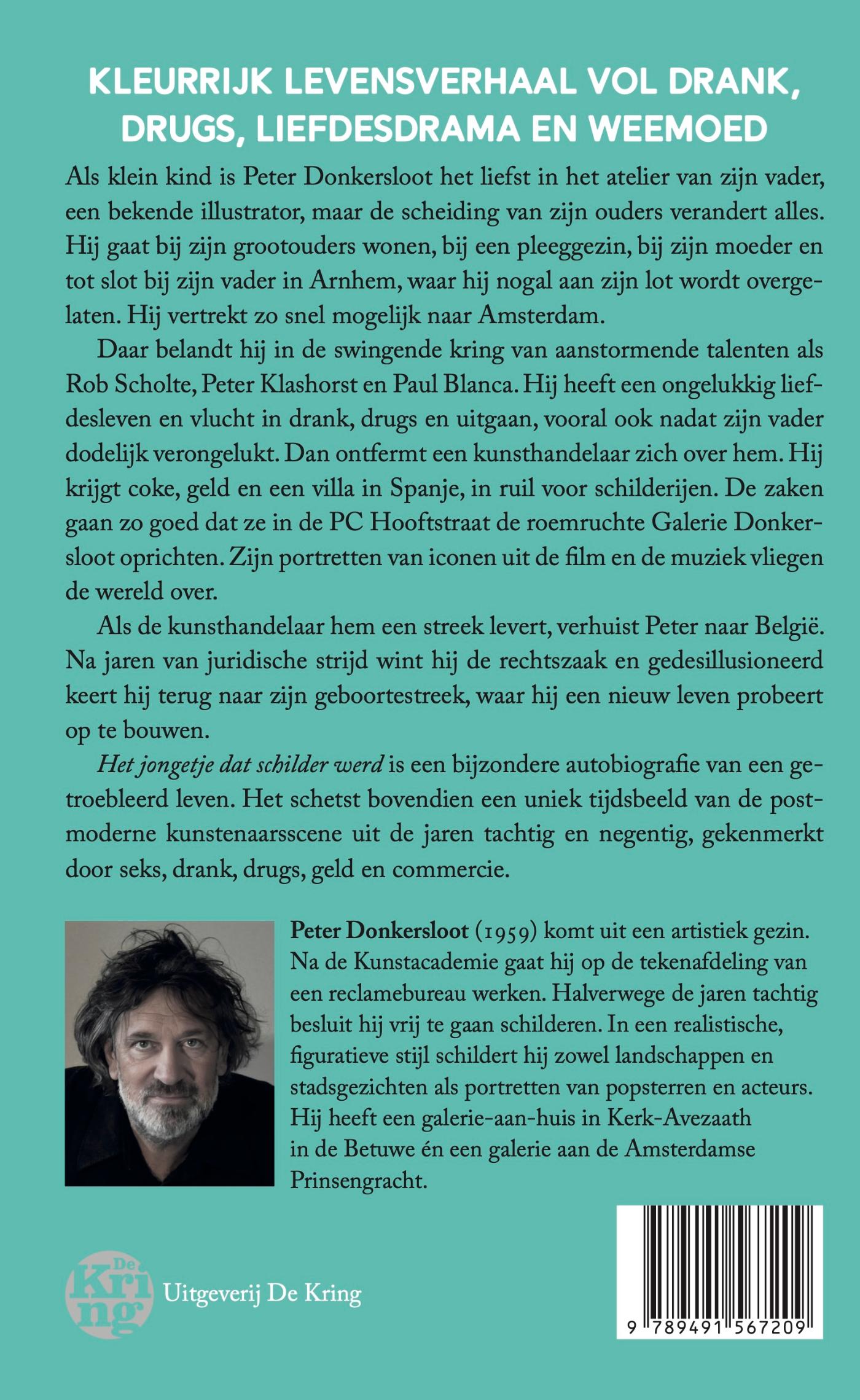 Achterkant van Het jongetje dat schilder werd
