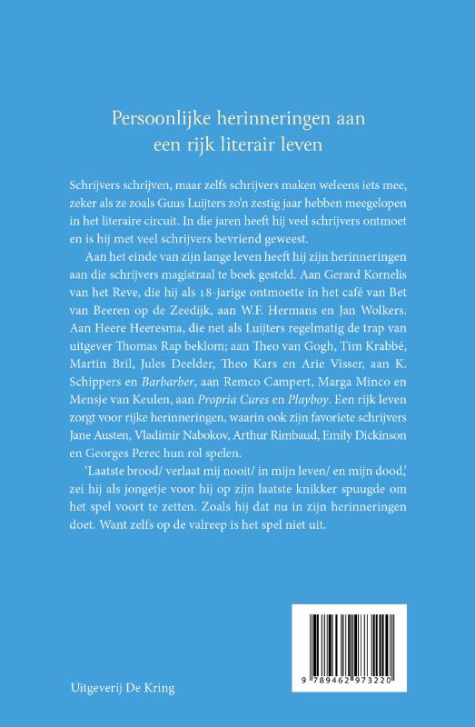 Achterkant van Laatste brood