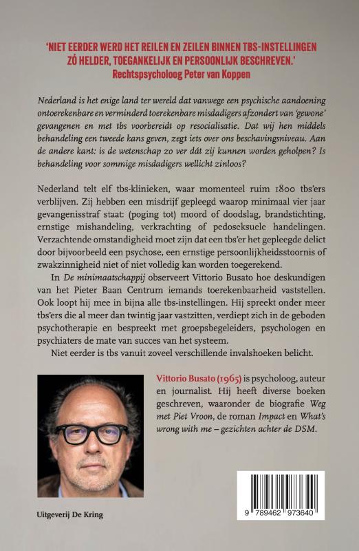 Achterkant van De minimaatschappij