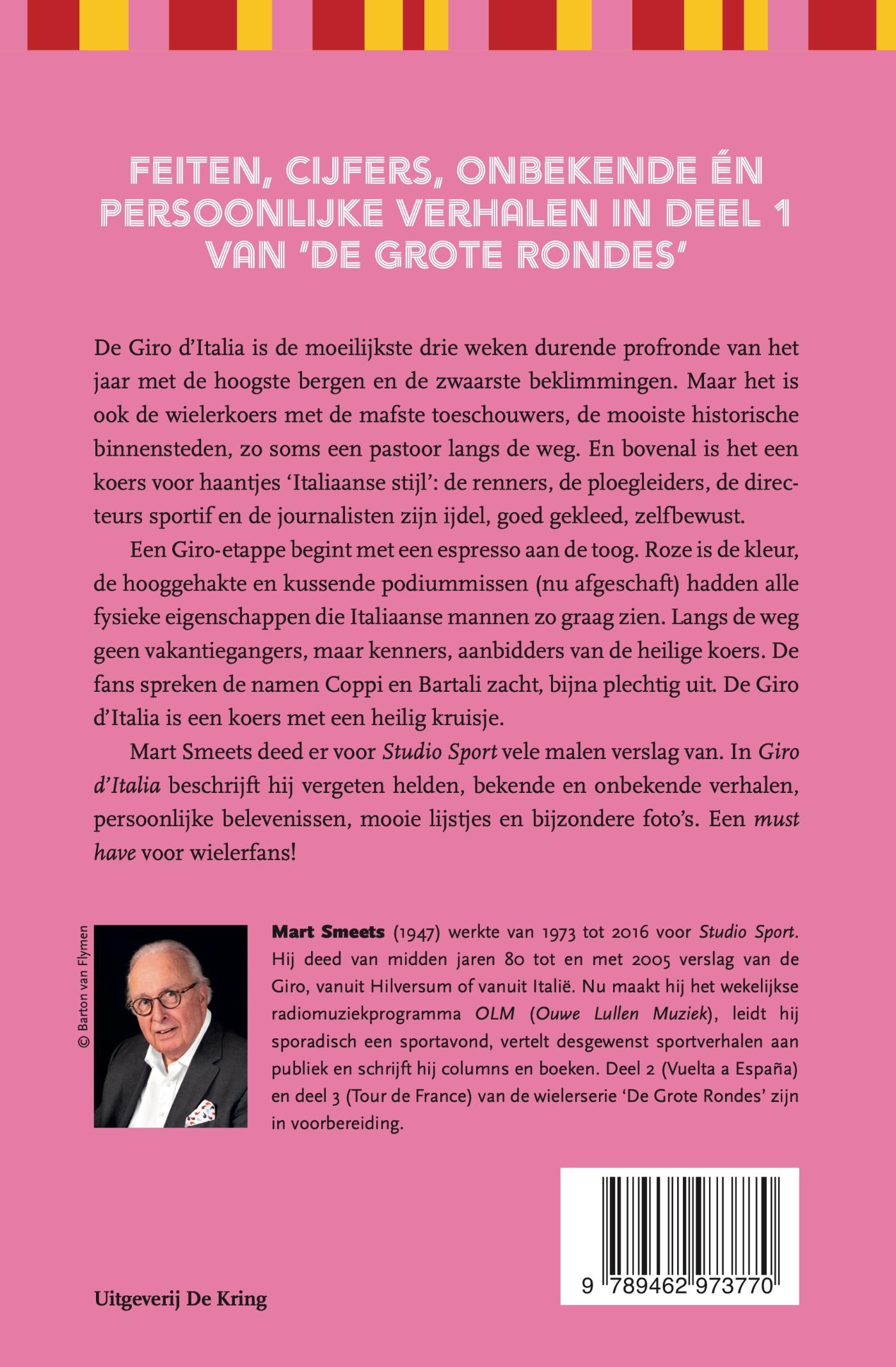 Achterkant van Giro d’Italia