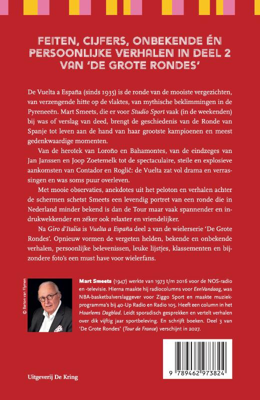 Achterkant van Vuelta a España