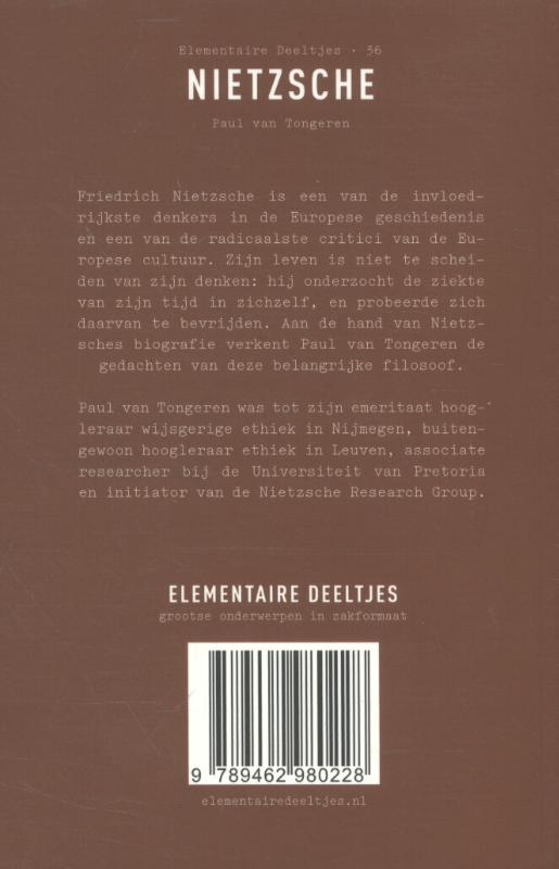 Achterkant van Nietzsche