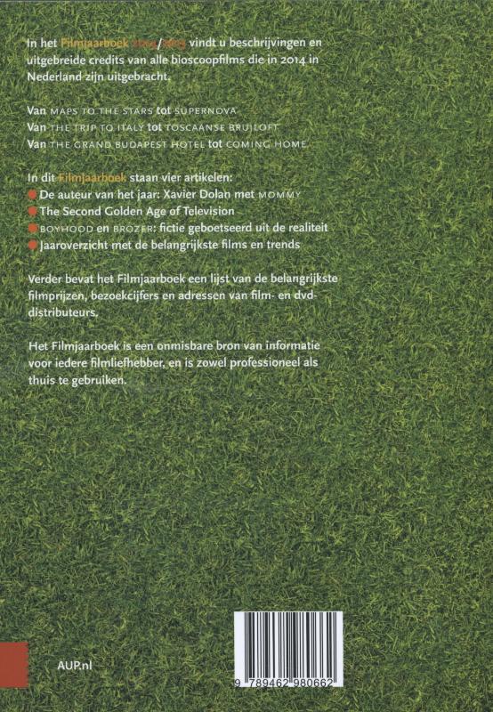 Achterkant van Filmjaarboek 2014-2015