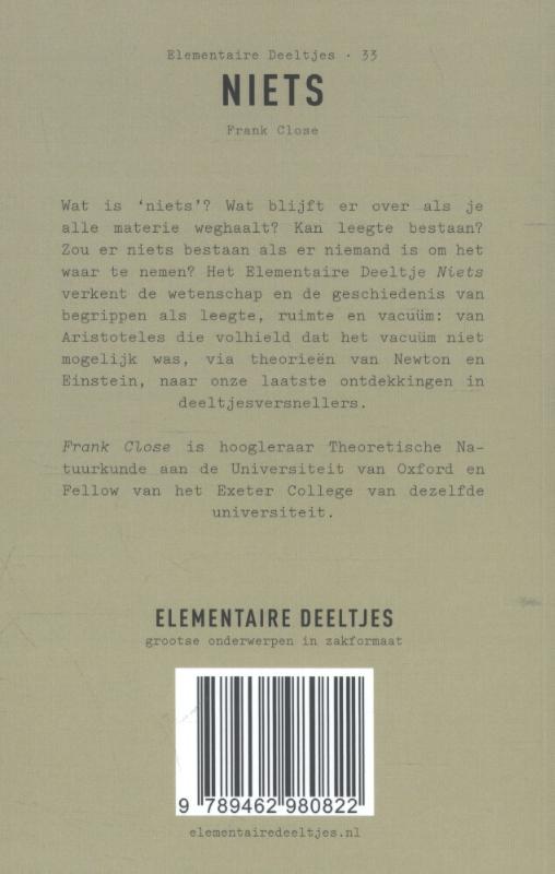 Achterkant van Niets