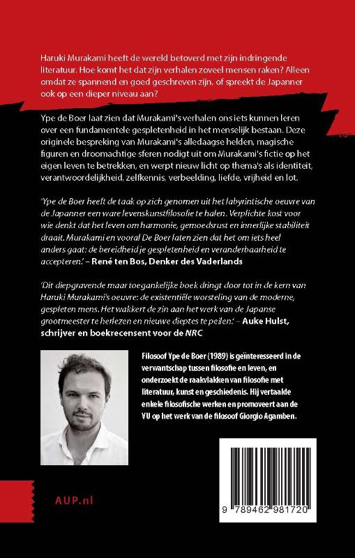 Achterkant van Murakami en het gespleten leven