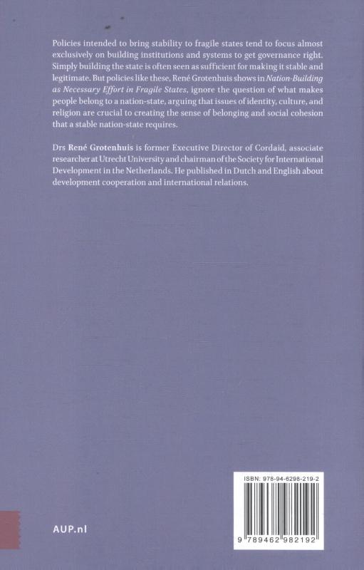 Achterkant van Nation-building as necessary effort in fragile states