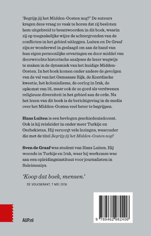 Achterkant van Begrijp jij het Midden-Oosten nog?