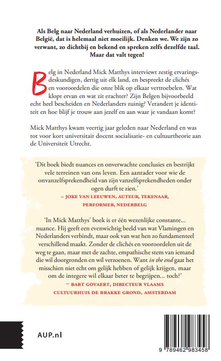 Achterkant van Waarom Belgen gelijk hebben en Nederlanders gelijk krijgen