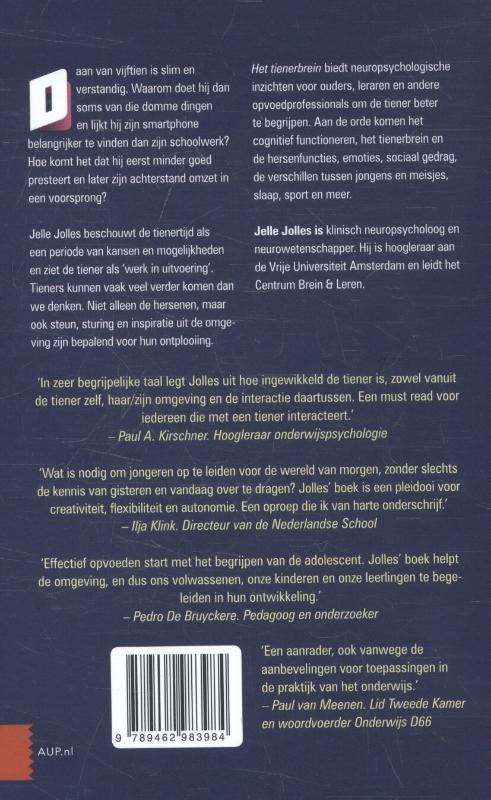 Achterkant van Het tienerbrein