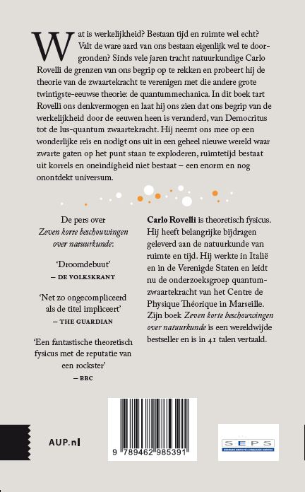Achterkant van De werkelijkheid is niet wat ze lijkt