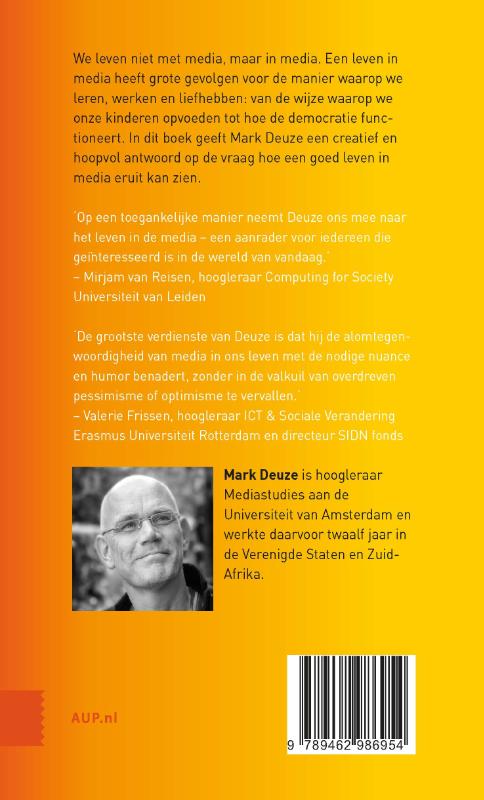 Achterkant van Leven in media
