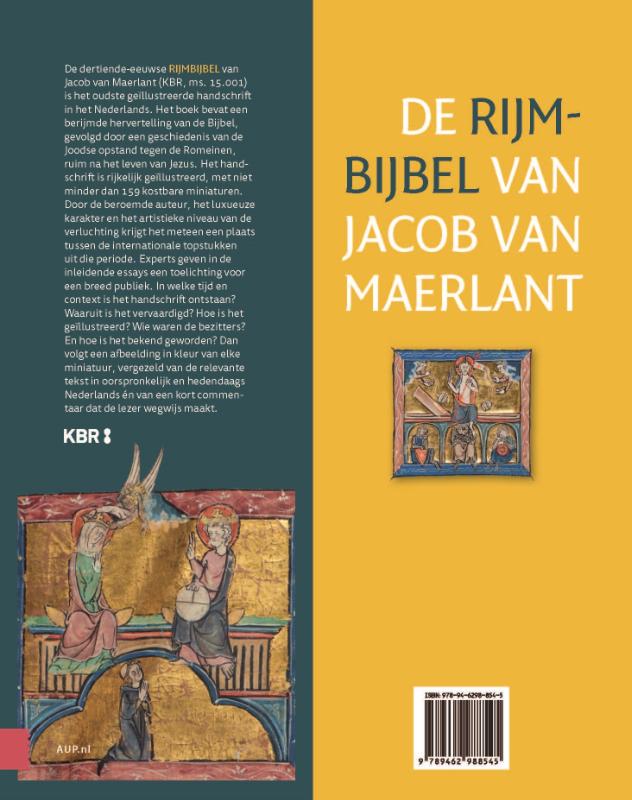 Achterkant van De Rijmbijbel van Jacob van Maerlant