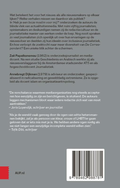 Achterkant van Heb je een boze moslim voor mij?