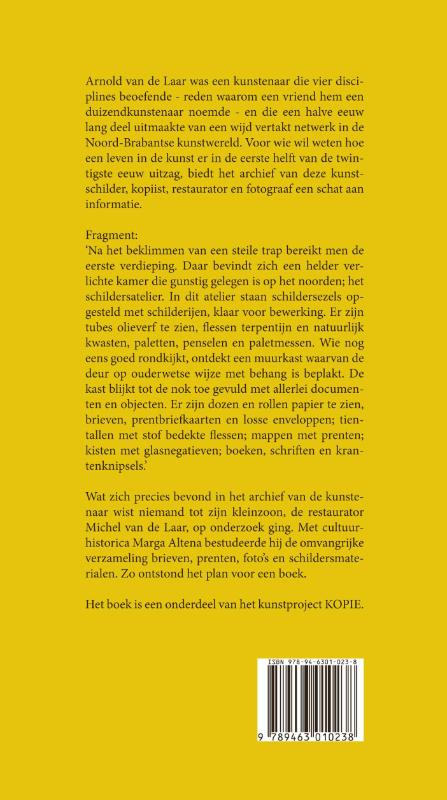 Achterkant van Een duizendkunstenaar in Den Bosch