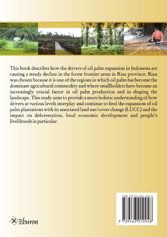 Achterkant van Oil palm expansion in Riau Province, Indonesia