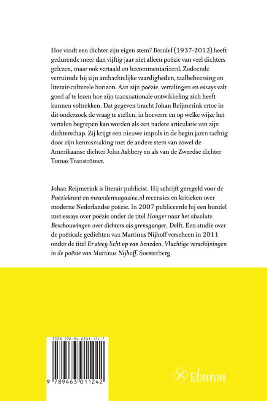 Achterkant van De andere stem