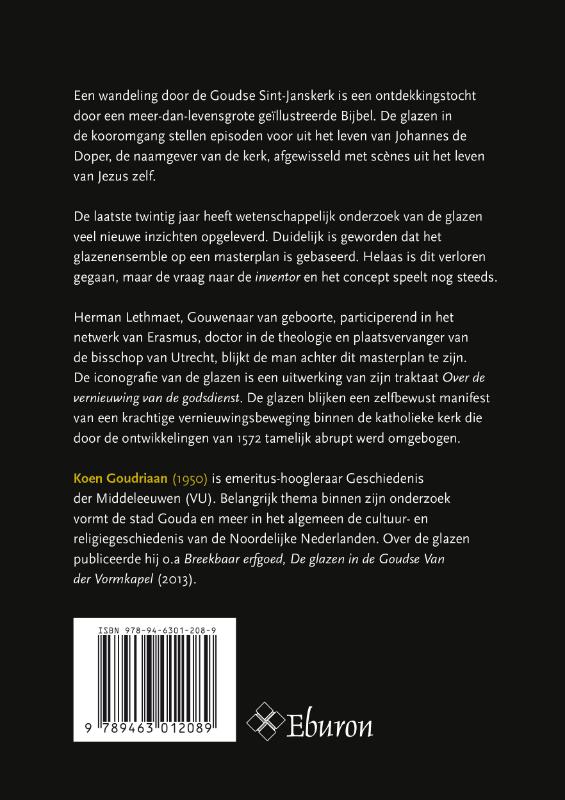 Achterkant van Herman Lethmaet en de Goudse Glazen