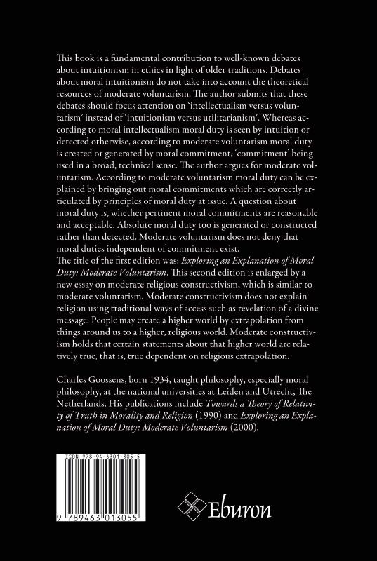 Achterkant van Exploring a Theory of Morality and Religion: Moderate Constructivism