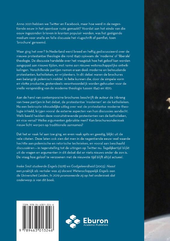 Achterkant van De hoge vlucht van het vlugschrift
