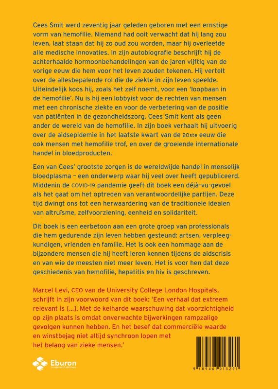 Achterkant van Overleven met hemofilie