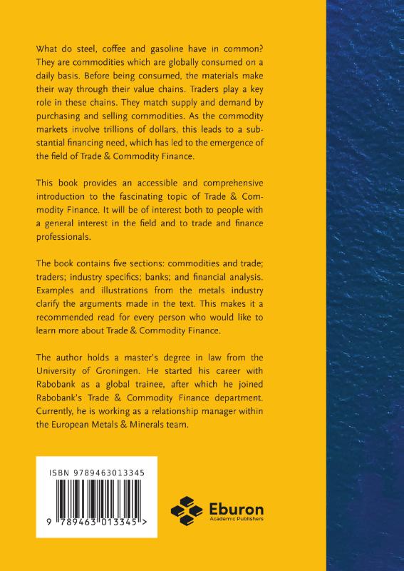 Achterkant van An Introduction to Trade and Commodity Finance