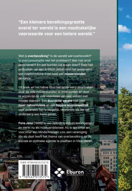 Achterkant van We zijn met te veel