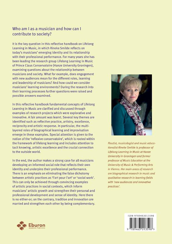 Achterkant van Journeys of Lifelong Learning in Music
