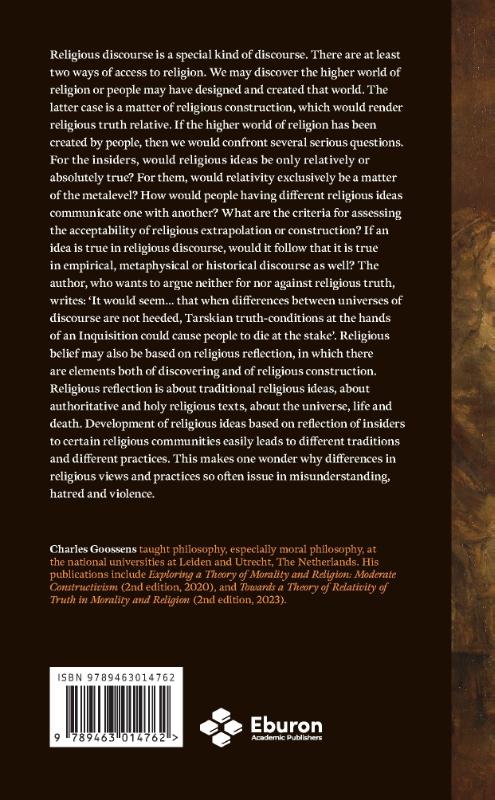 Achterkant van Religious Discourse A Special Kind of Discourse