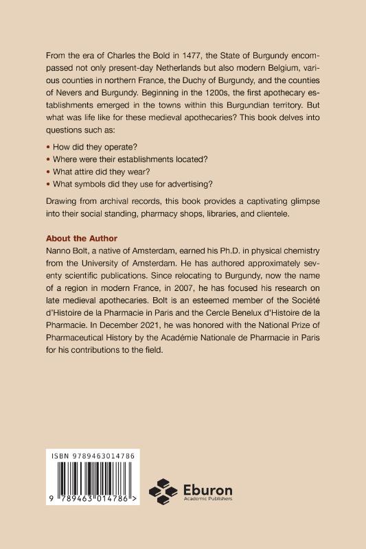 Achterkant van Apothecaries in medieval Burgundy (1200-1600)