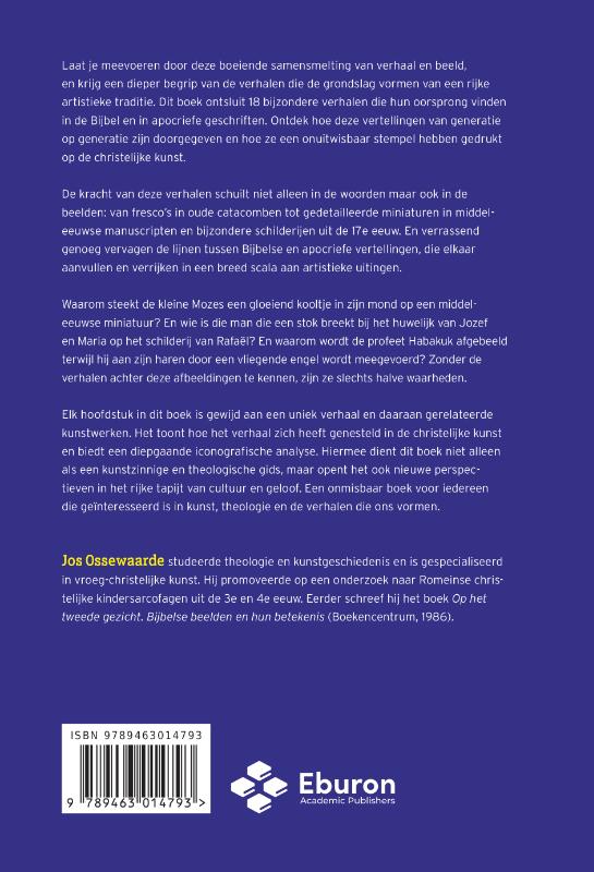 Achterkant van De profeet Habakuk gaat vliegen