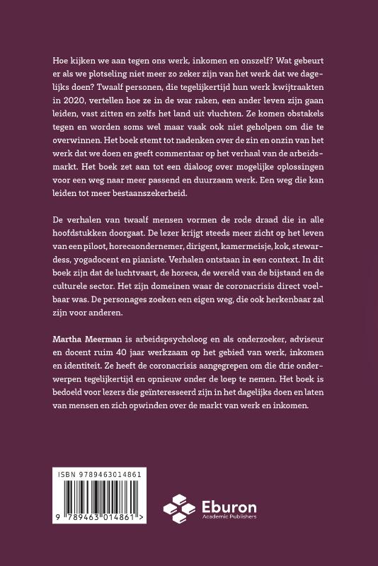 Achterkant van Op zoek naar passend werk