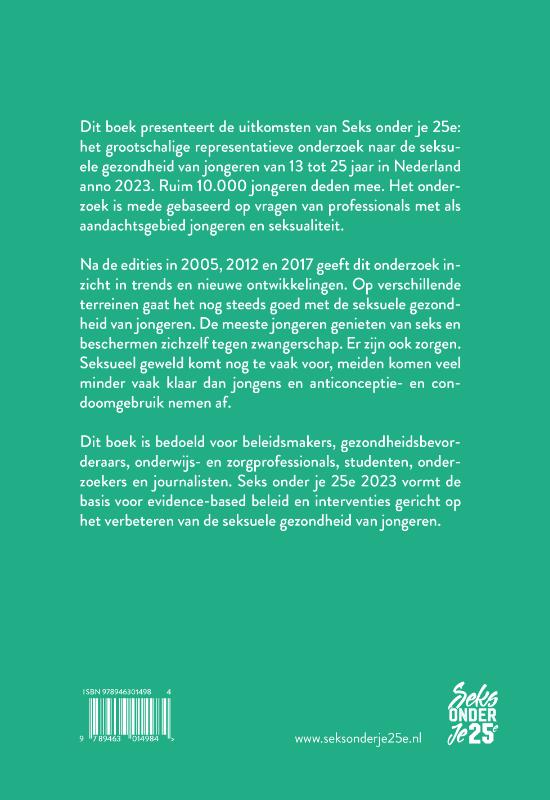 Achterkant van Seks onder je 25e