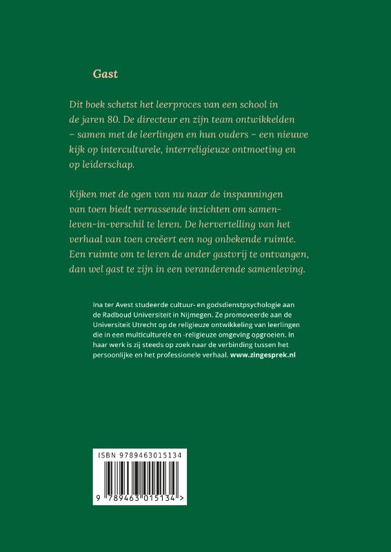 Achterkant van Gast